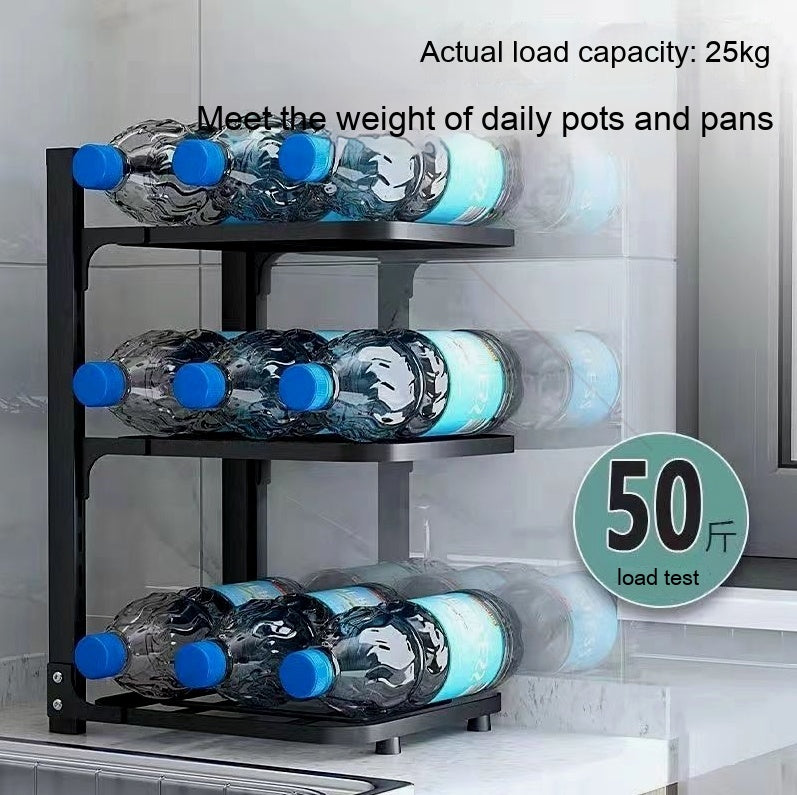 Maximize Your Kitchen Space with the Stainless Steel Kitchen Pot Storage Rack